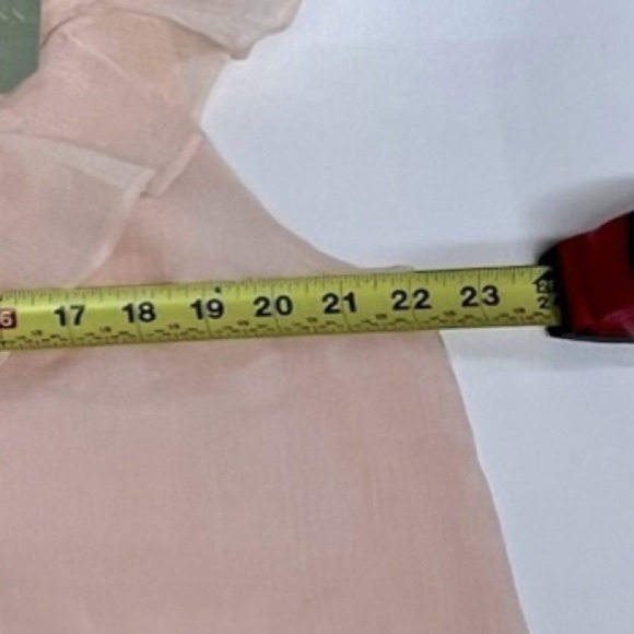 Ryegrass Top Peach Bisque Large Mock High Ruffle Neck Cotton Romantic Boho New - Picture 12 of 12